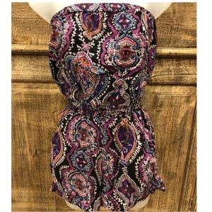 Colorful Patterned Romper